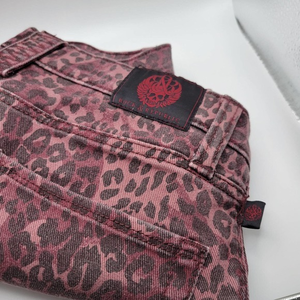 Rock & Republic Size 4 Purple Animal Print‎ Jeans